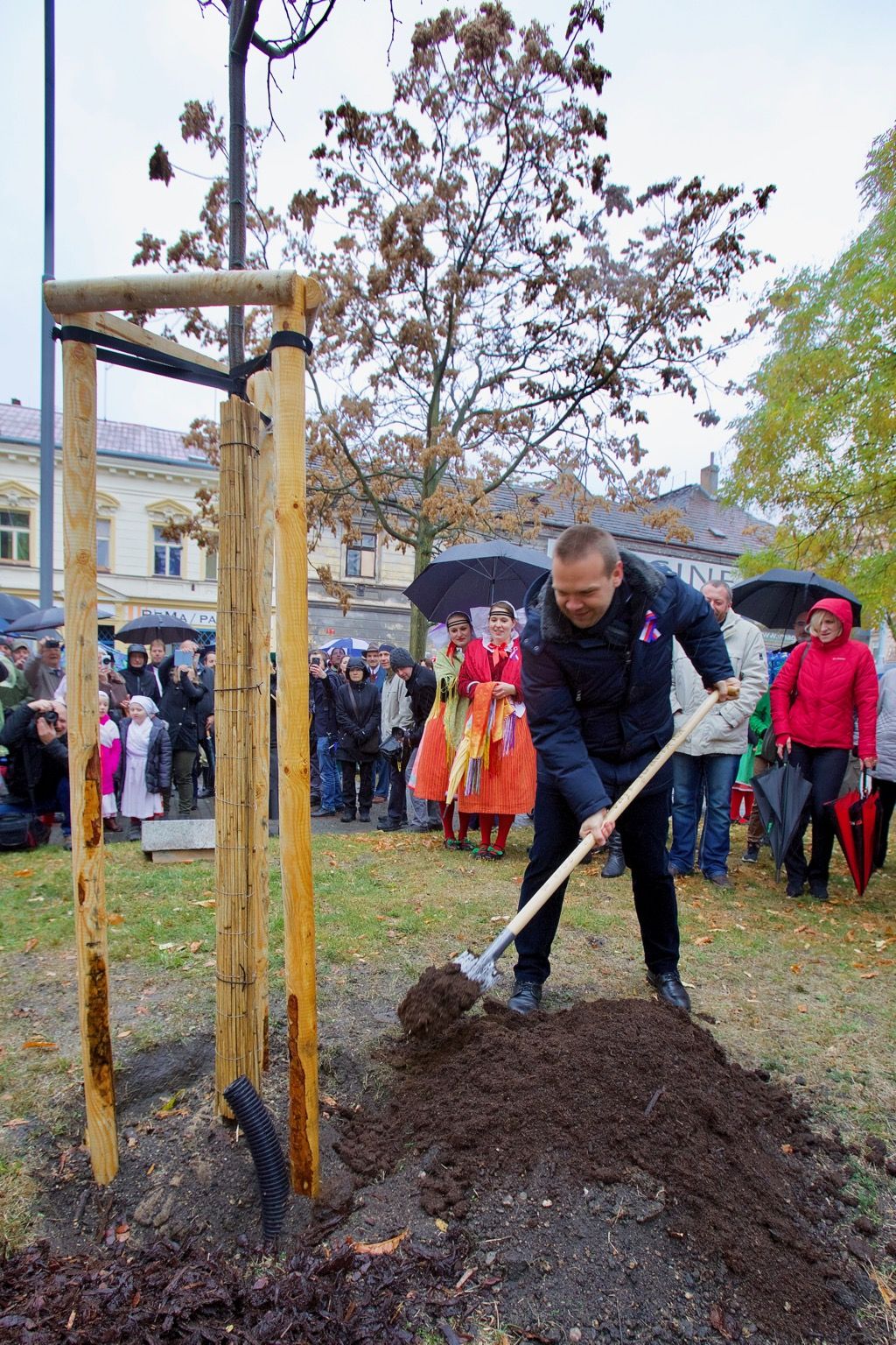 Oslavy vzniku republiky 2018 - náměstí T. G. Masaryka (foto: J. Marek, 28.10.2018)