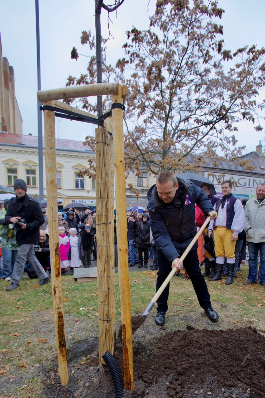 Oslavy vzniku republiky 2018 - náměstí T. G. Masaryka (foto: J. Marek, 28.10.2018)