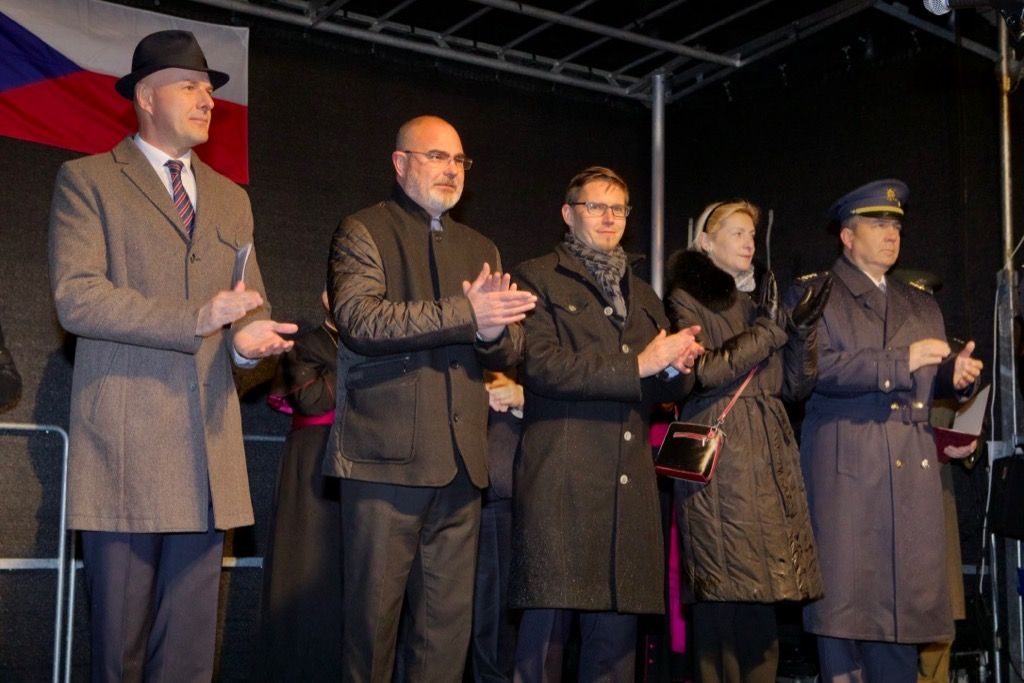 Oslavy vzniku republiky 2018 - náměstí T. G. Masaryka (foto: J. Marek, 28.10.2018)