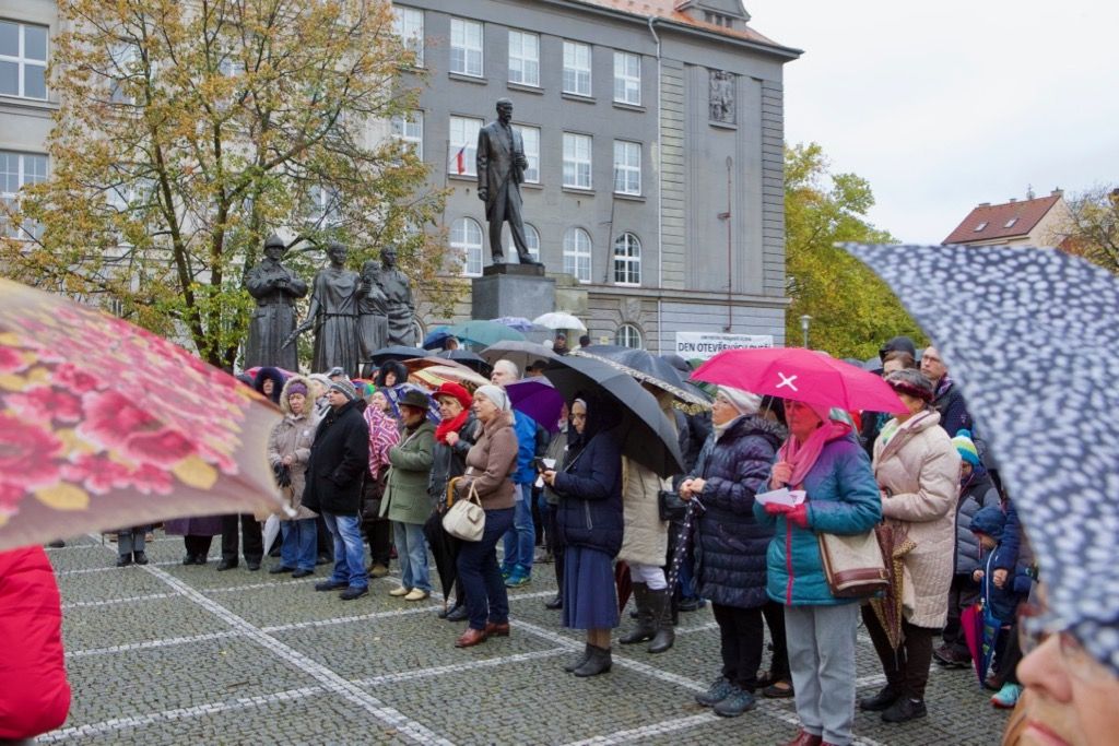 Oslavy vzniku republiky 2018 - náměstí T. G. Masaryka (foto: J. Marek, 28.10.2018)
