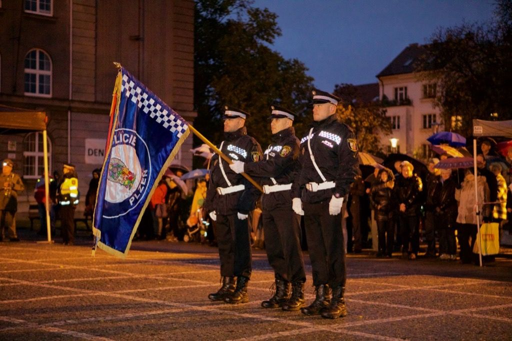 Oslavy vzniku republiky 2018 - náměstí T. G. Masaryka (foto: J. Marek, 28.10.2018)