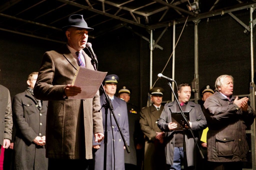 Oslavy vzniku republiky 2018 - náměstí T. G. Masaryka (foto: J. Marek, 28.10.2018)