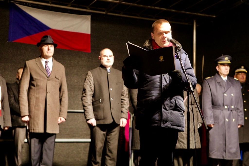 Oslavy vzniku republiky 2018 - náměstí T. G. Masaryka (foto: J. Marek, 28.10.2018)