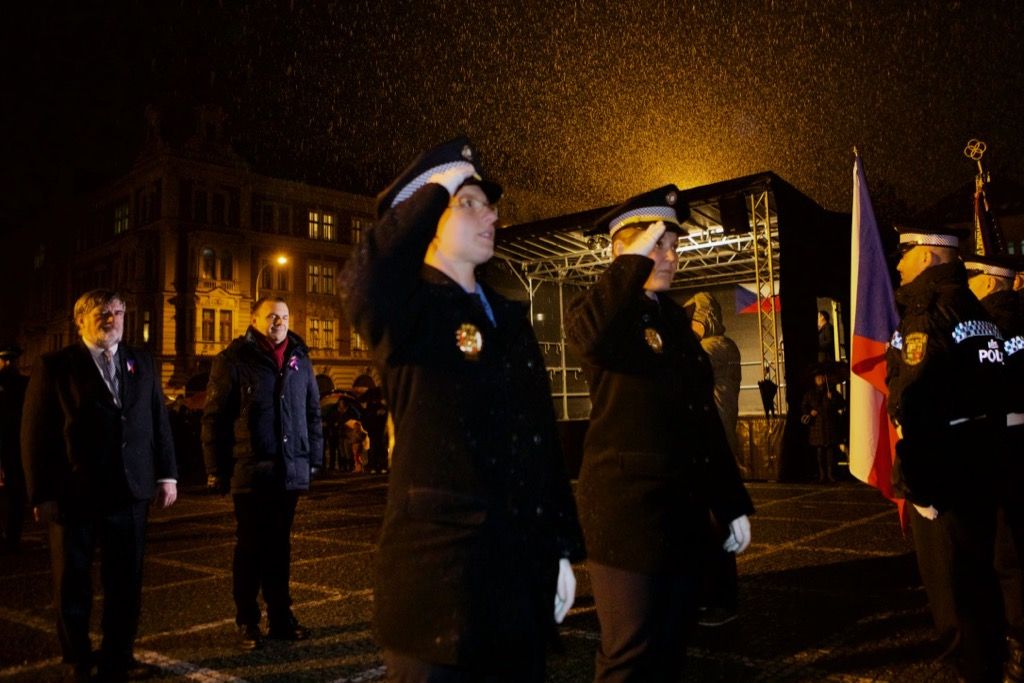 Oslavy vzniku republiky 2018 - náměstí T. G. Masaryka (foto: J. Marek, 28.10.2018)