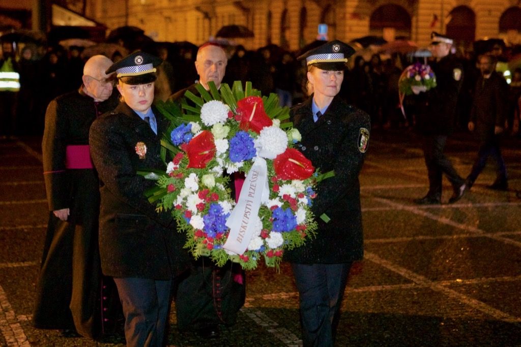 Oslavy vzniku republiky 2018 - náměstí T. G. Masaryka (foto: J. Marek, 28.10.2018)