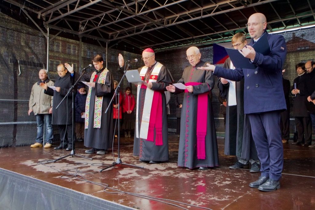 Oslavy vzniku republiky 2018 - náměstí T. G. Masaryka (foto: J. Marek, 28.10.2018)