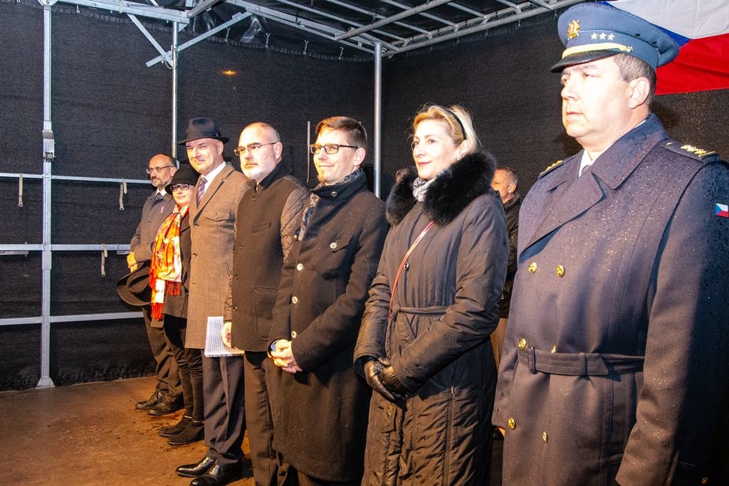 Oslavy vzniku republiky 2018 - Pietní akt na náměstí T. G. Masaryka (foto: M. Pecuch, 28.10.2018)