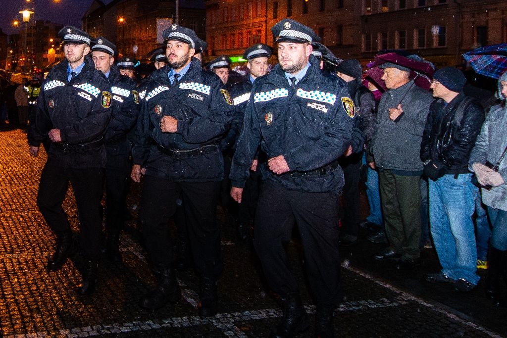 Oslavy vzniku republiky 2018 - Pietní akt na náměstí T. G. Masaryka (foto: M. Pecuch, 28.10.2018)