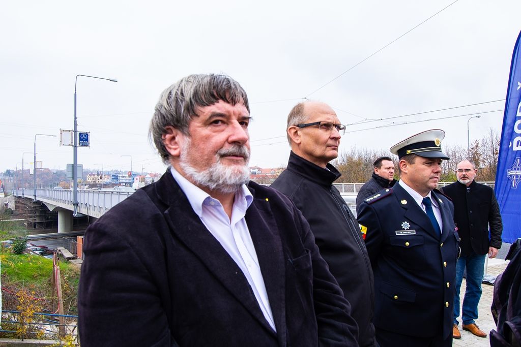 Slavnostní zprovoznění mostu gen. Pattona (foto: M. Pecuch, 7.11.2018)