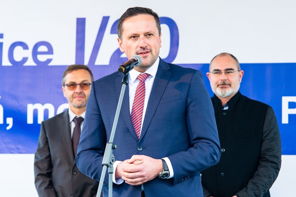 Slavnostní zprovoznění mostu gen. Pattona (foto: M. Pecuch, 7.11.2018)