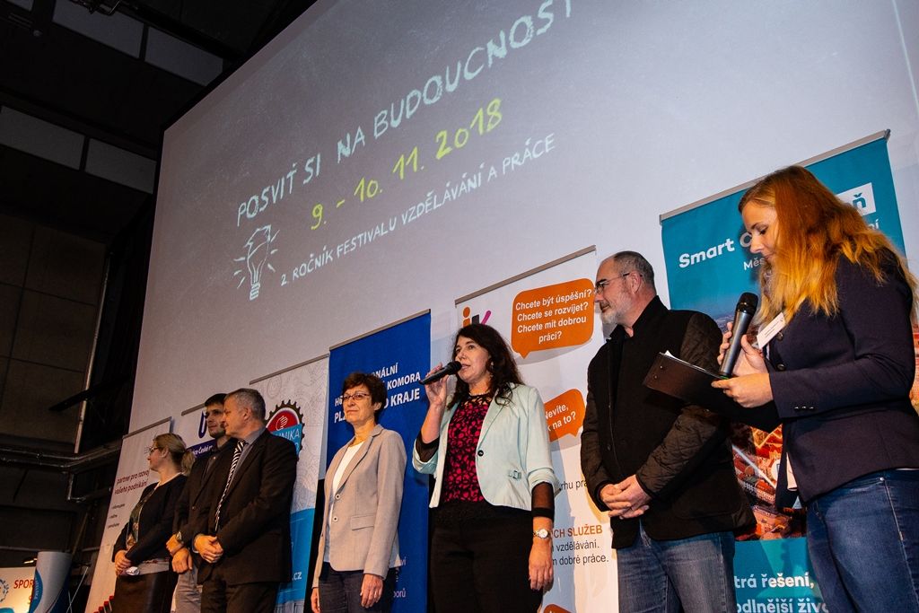 Festival vzdělávání zaplnil Depo2015 (foto: M. Pecuch, 9.11.2018)