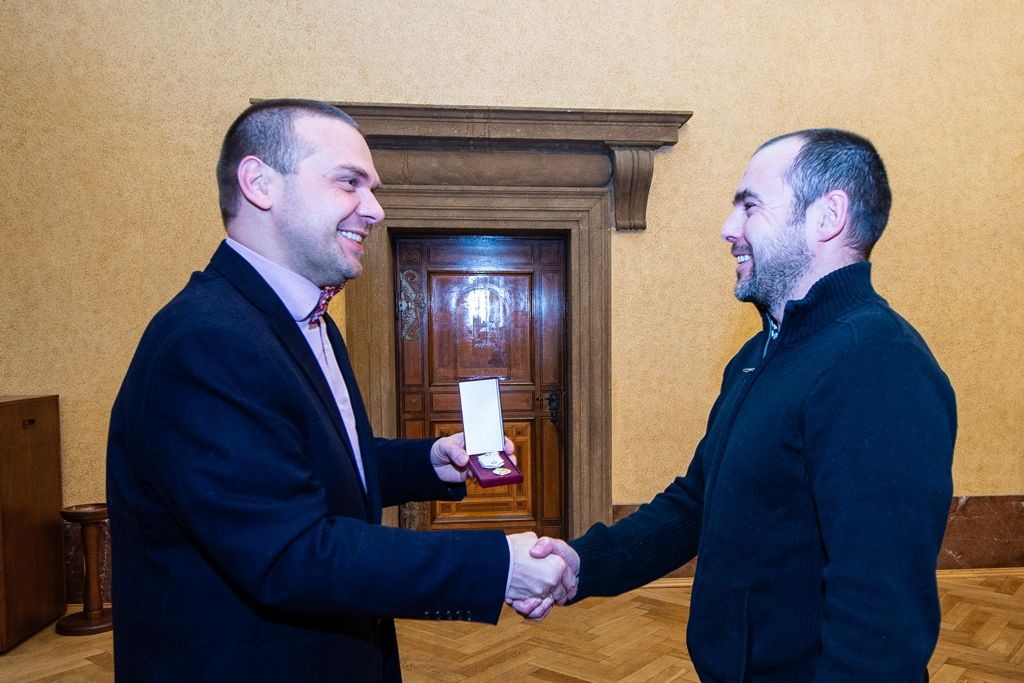 Město Plzeň s Českým červeným křížem ocenilo dárce krve (foto: M. Pecuch, 21.11.2018)