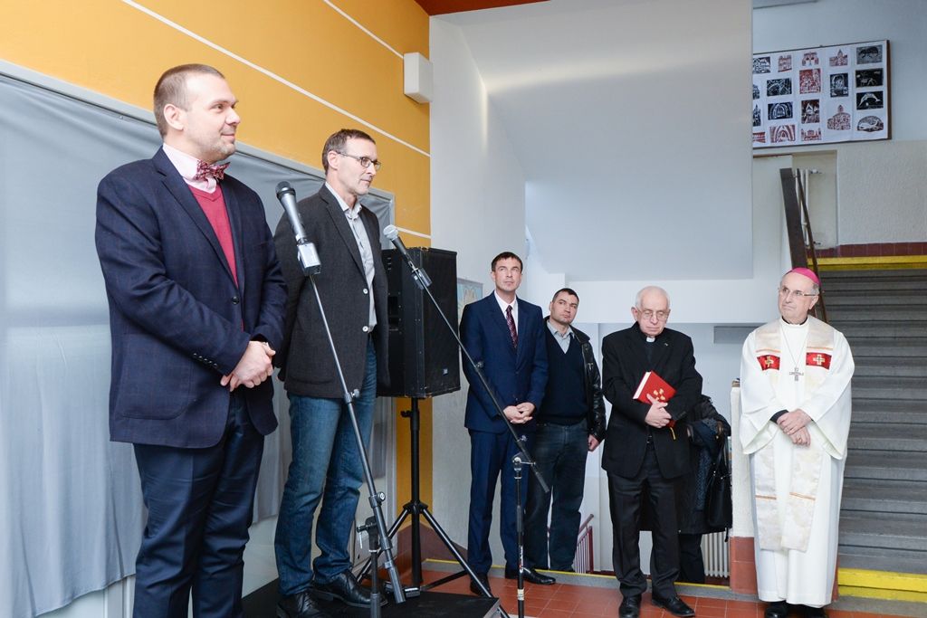 Gymnázium Luďka Pika uctilo památku své učitelky Marie Helmové (foto: M. Pecuch, 28.11.2018)