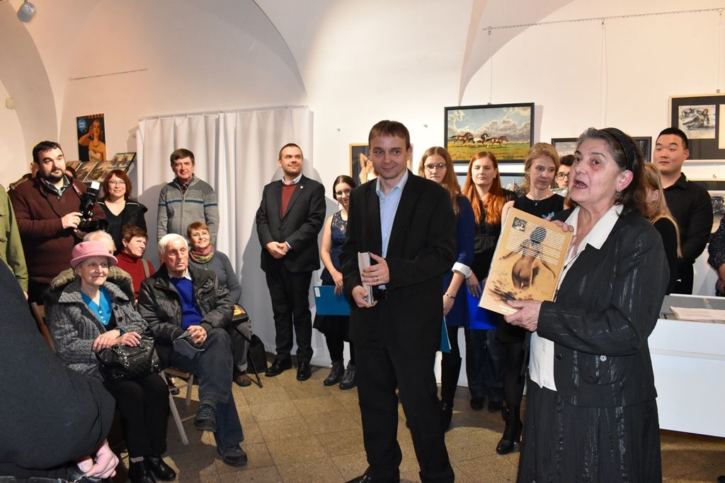 Výstava Ženy a dobrodružství Bohumila Konečného (foto vernisáž: E. Barborková, foto výstava: M. Pecuch, 6.12.2019)