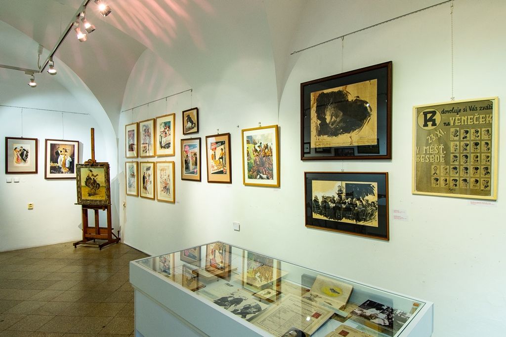 Výstava Ženy a dobrodružství Bohumila Konečného (foto vernisáž: E. Barborková, foto výstava: M. Pecuch, 6.12.2019)