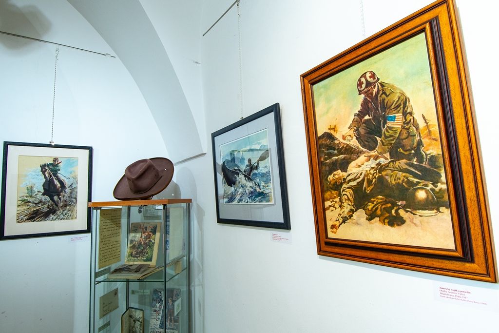 Výstava Ženy a dobrodružství Bohumila Konečného (foto vernisáž: E. Barborková, foto výstava: M. Pecuch, 6.12.2019)