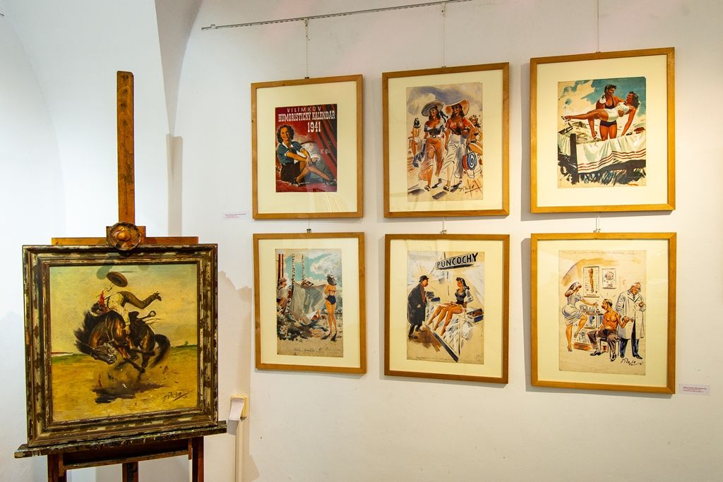 Výstava Ženy a dobrodružství Bohumila Konečného (foto vernisáž: E. Barborková, foto výstava: M. Pecuch, 6.12.2019)