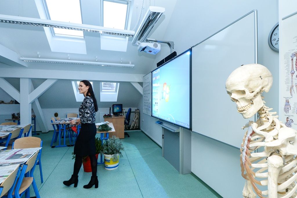 17. základní škola v Plzni má novou půdní vestavbu (foto: M. Pecuch, 12.12.2018)