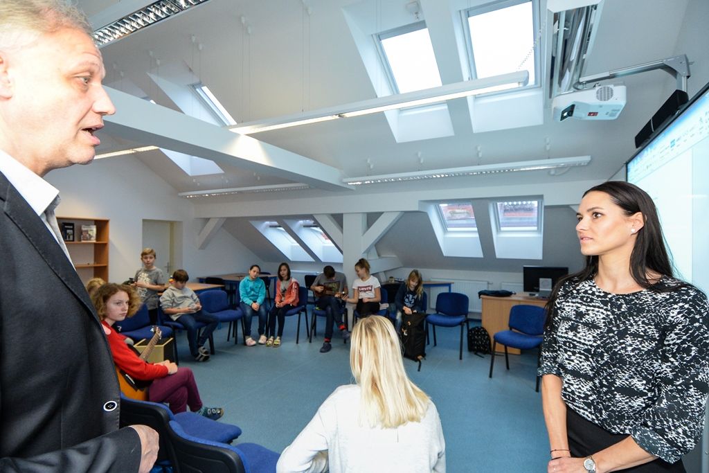 17. základní škola v Plzni má novou půdní vestavbu (foto: M. Pecuch, 12.12.2018)
