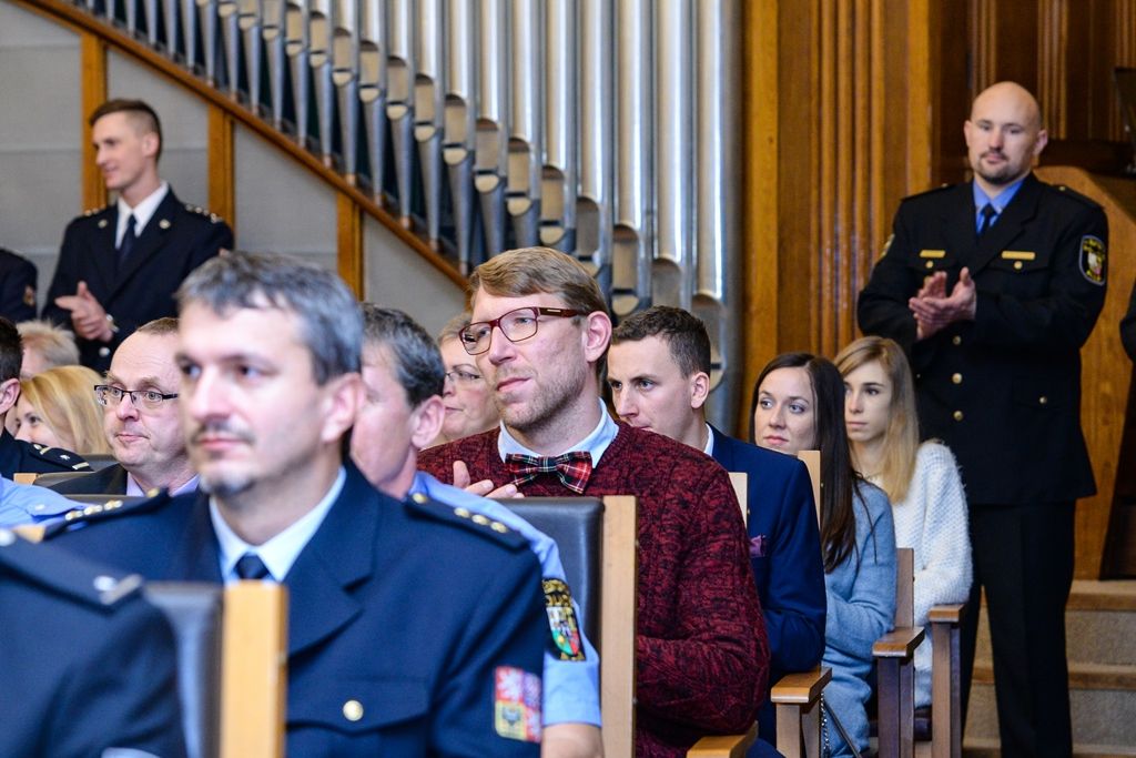 Plzeň ocenila mimořádné činy při záchraně lidského života a majetku (foto: M. Pecuch, 12.12.2018)