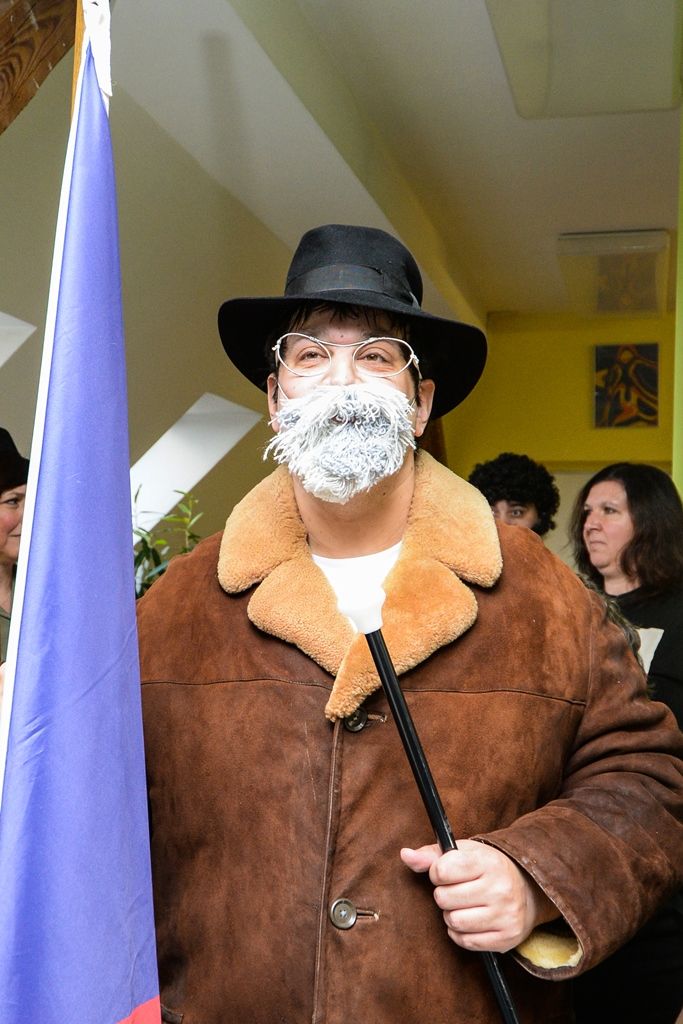 Primátor Martin Baxa a náměstek Michal Vozobule zavítali do sociálních zařízení (foto: M. Pecuch, 2.1.2019)