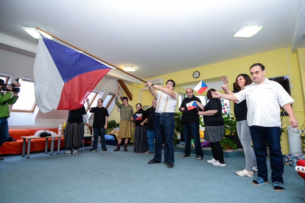 Primátor Martin Baxa a náměstek Michal Vozobule zavítali do sociálních zařízení (foto: M. Pecuch, 2.1.2019)