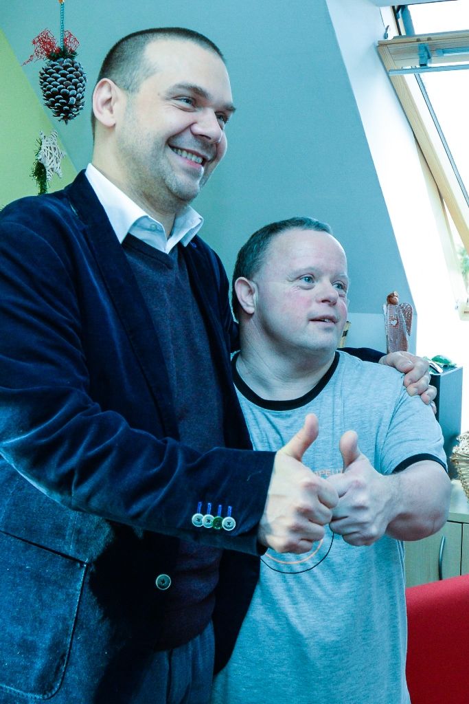 Primátor Martin Baxa a náměstek Michal Vozobule zavítali do sociálních zařízení (foto: M. Pecuch, 2.1.2019)