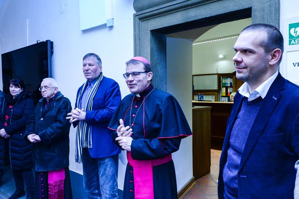 Na radnici odstartovala Tříkrálová sbírka (foto: M. Pecuch, 2.1.2019)