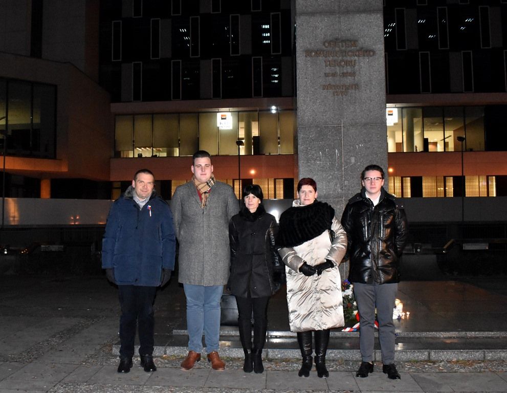 Primátor Martin Baxa uctil památku Jana Palacha a připomněl jeho osud (foto: A. Jarošová, 16.1.2019)