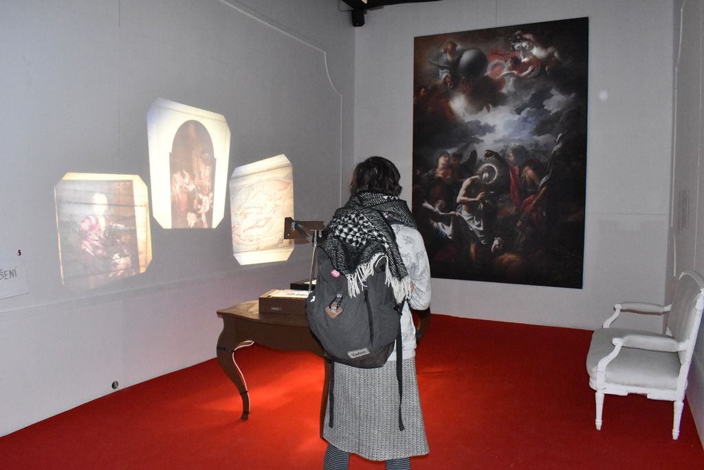 Expozice Za barokem (foto: E. Barborková, 24.1.2019)