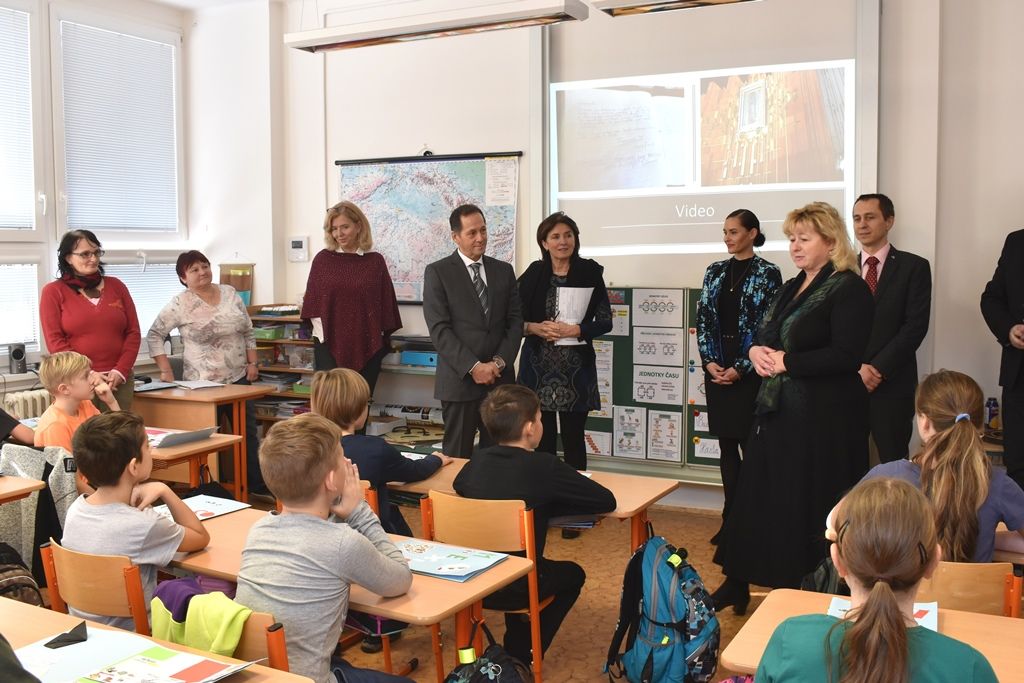 Žáci z 15. základní školy si pochutnali na mexickém menu (foto: A. Jarošová, 5.2.2019)