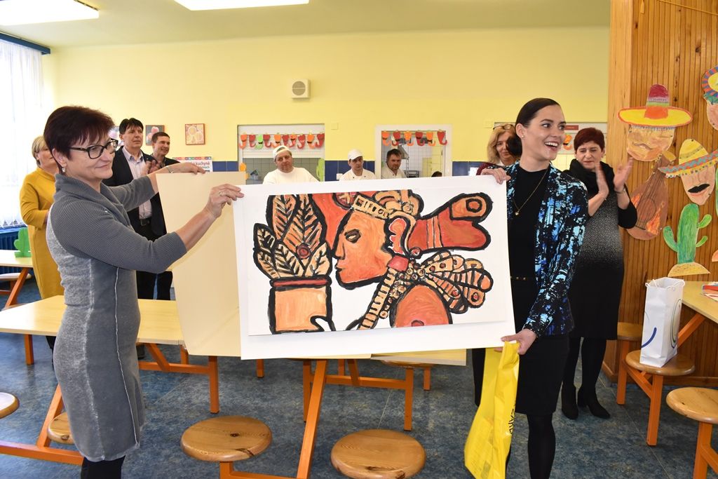 Žáci z 15. základní školy si pochutnali na mexickém menu (foto: A. Jarošová, 5.2.2019)