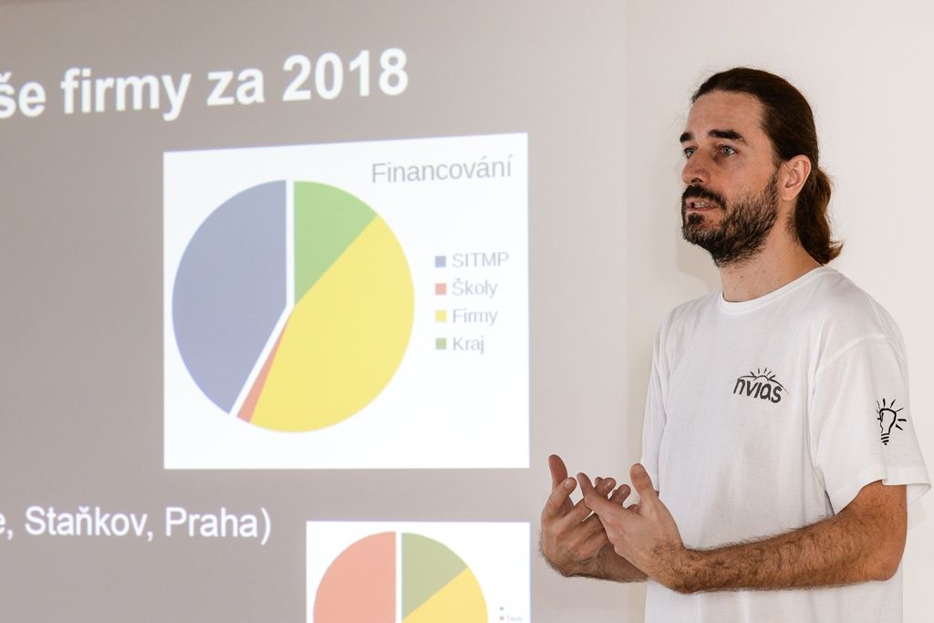 Žáci ze základních škol zakládali firmy (foto: M. Pecuch, 6.2.2019)