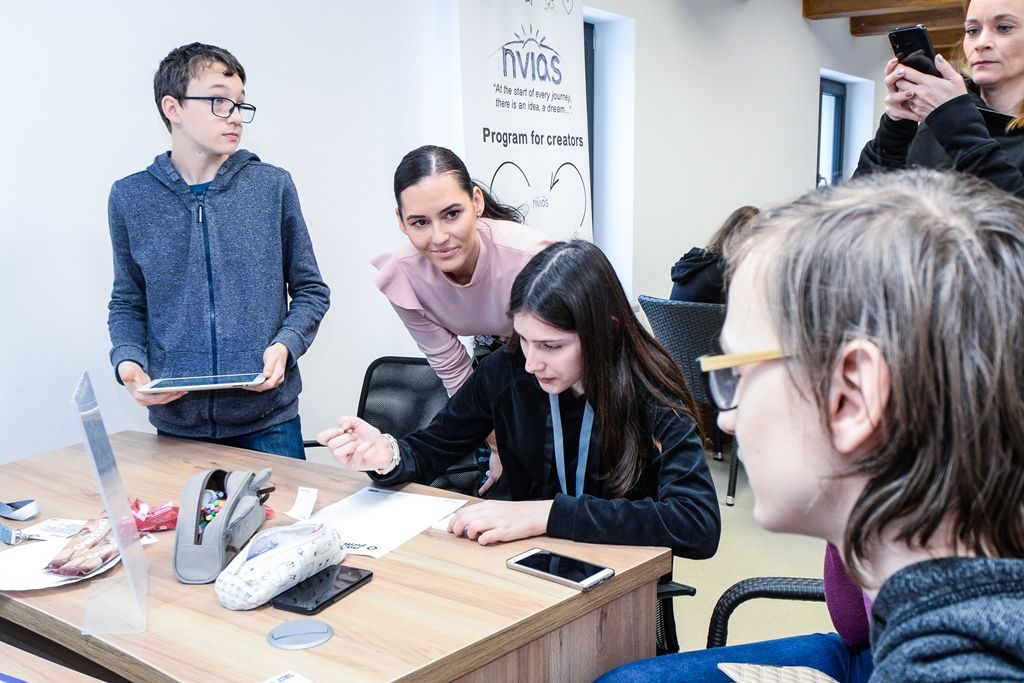 Žáci ze základních škol zakládali firmy (foto: M. Pecuch, 6.2.2019)