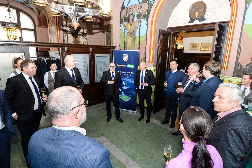 Setkání vedení města s FC Viktoria Plzeň (foto: M. Pecuch, 6.2.2019)