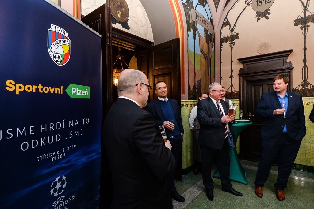 Setkání vedení města s FC Viktoria Plzeň (foto: M. Pecuch, 6.2.2019)