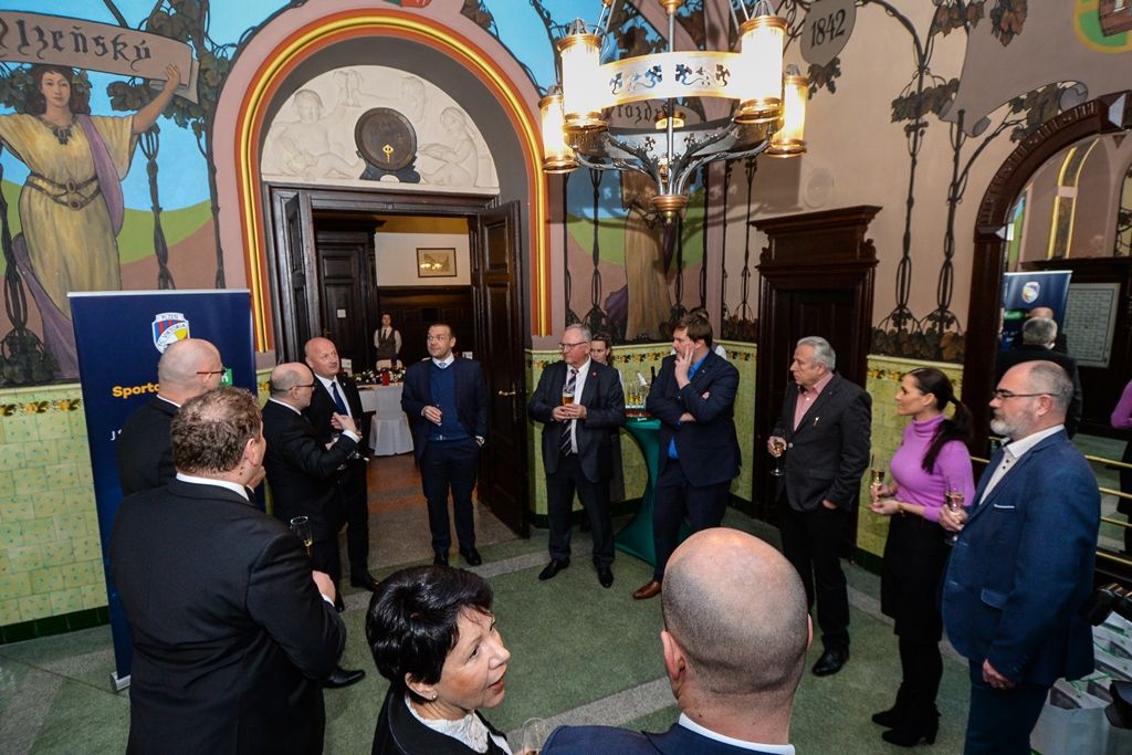 Setkání vedení města s FC Viktoria Plzeň (foto: M. Pecuch, 6.2.2019)