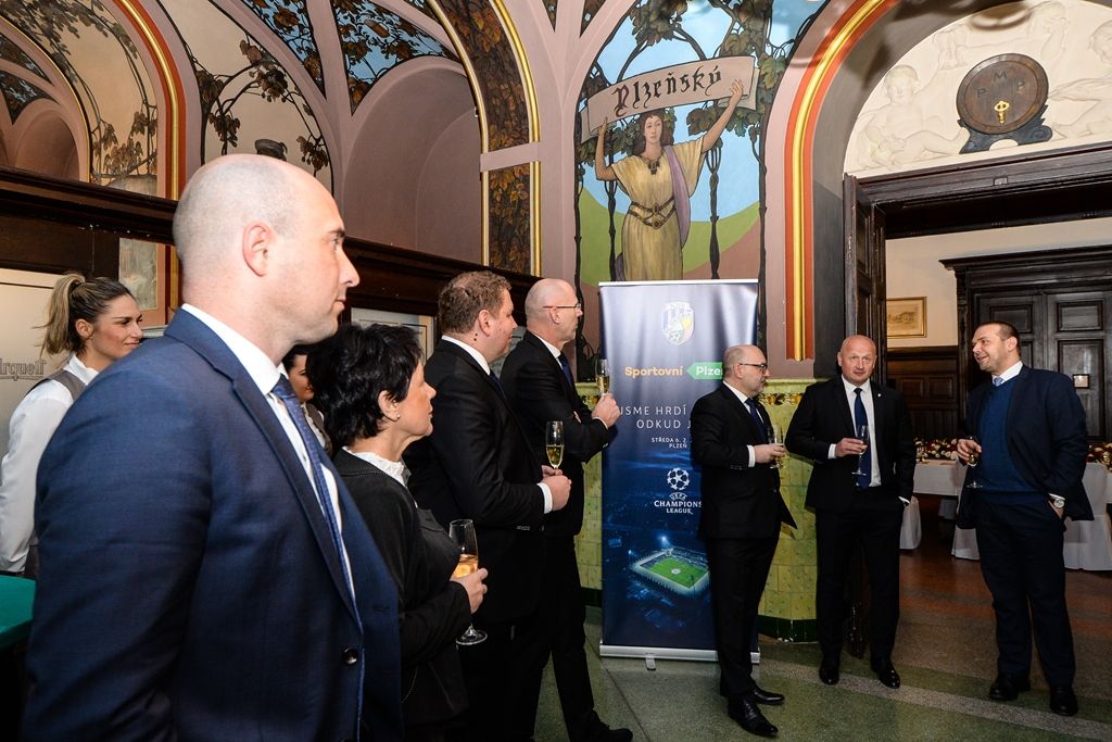 Setkání vedení města s FC Viktoria Plzeň (foto: M. Pecuch, 6.2.2019)