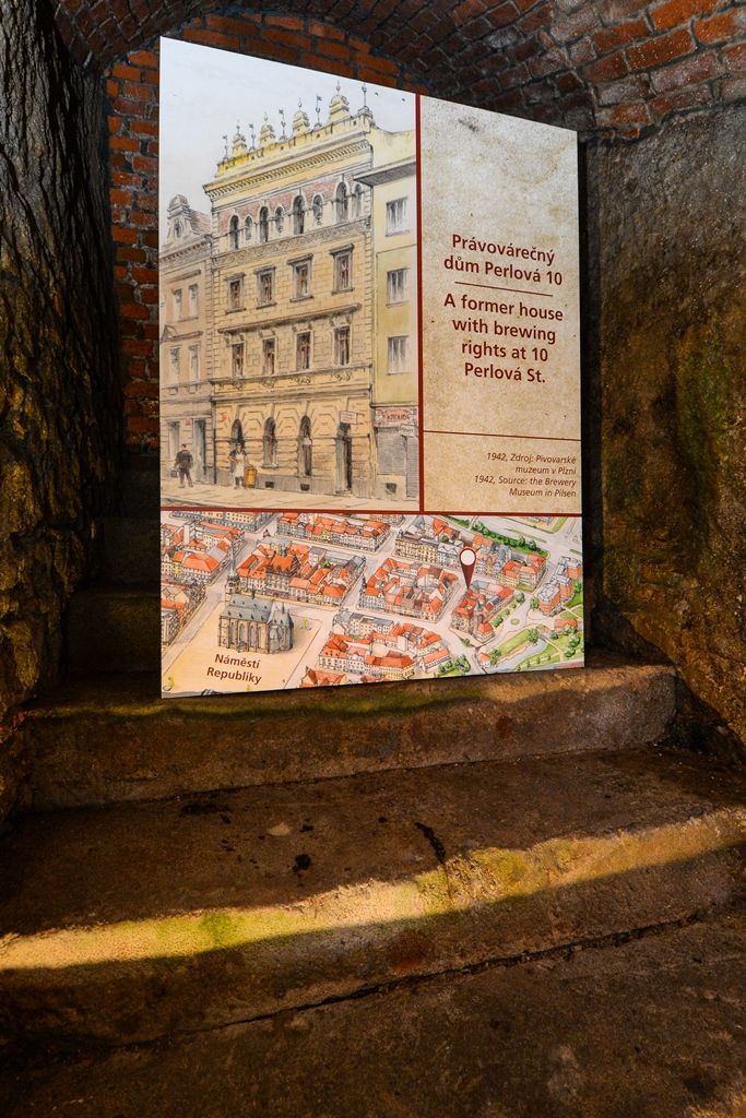 Plzeňské historické podzemí má zpřístupněnou novou část (foto: M. Pecuch, 14.2.2019)