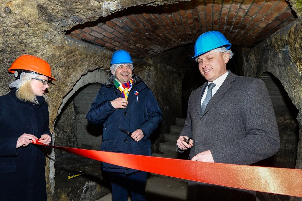 Plzeňské historické podzemí má zpřístupněnou novou část (foto: M. Pecuch, 14.2.2019)