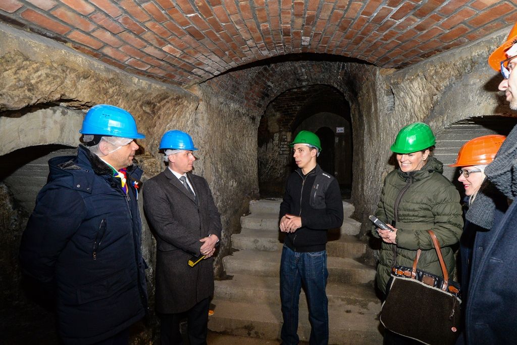 Plzeňské historické podzemí má zpřístupněnou novou část (foto: M. Pecuch, 14.2.2019)