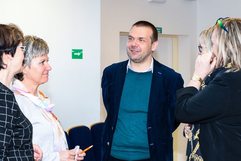 Setkání ředitelů plzeňských ZŠ s primátorem Martinem Baxou a radní Lucií Kantorovou (foto: M. Pecuch, 19.2.2019)