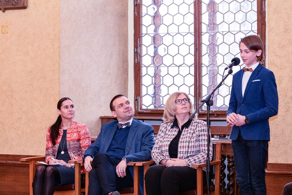 V Plzni poprvé zasedal městský žákovský parlament (foto: M. Pecuch, 20.2.2019)