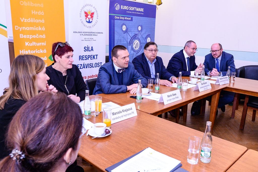 Stavba roku Plzeňského kraje - tisková konference (foto: M. Pecuch, 20.2.2019)