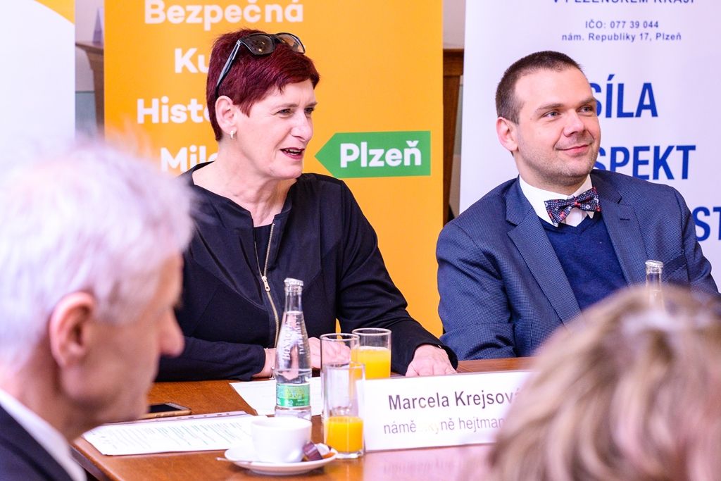 Stavba roku Plzeňského kraje - tisková konference (foto: M. Pecuch, 20.2.2019)