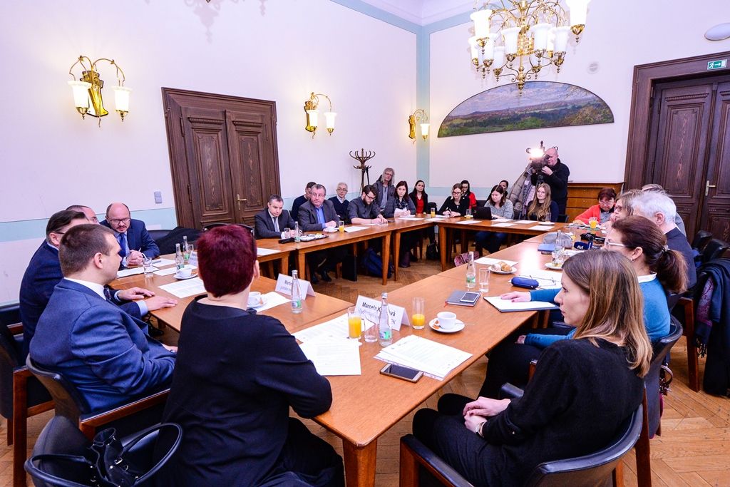 Stavba roku Plzeňského kraje - tisková konference (foto: M. Pecuch, 20.2.2019)