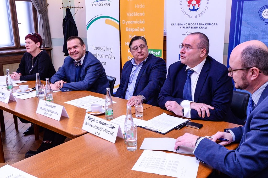 Stavba roku Plzeňského kraje - tisková konference (foto: M. Pecuch, 20.2.2019)
