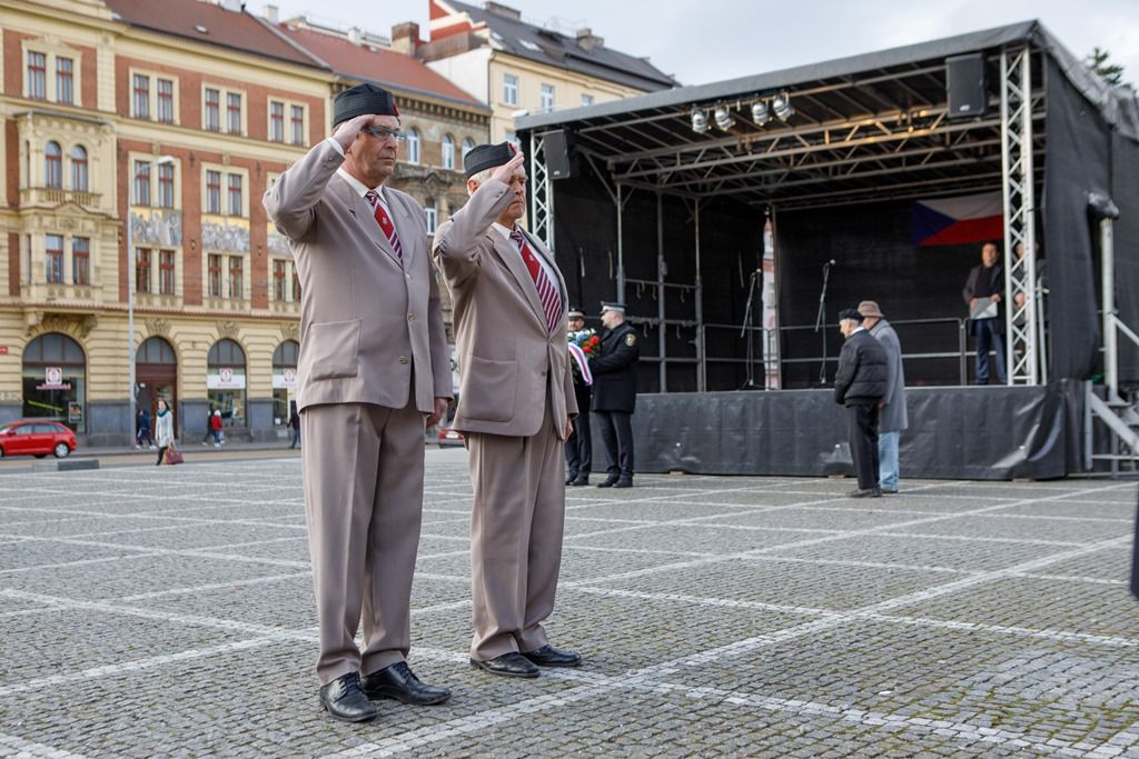 Plzeňané si připomněli výročí narození Tomáše Garrigue Masaryka (foto: V. Štaif, 7.3.2019)