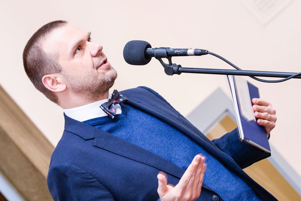 Výstava na radnici připomíná holocaust plzeňských Židů (foto: M. Pecuch, 8.3.2019)