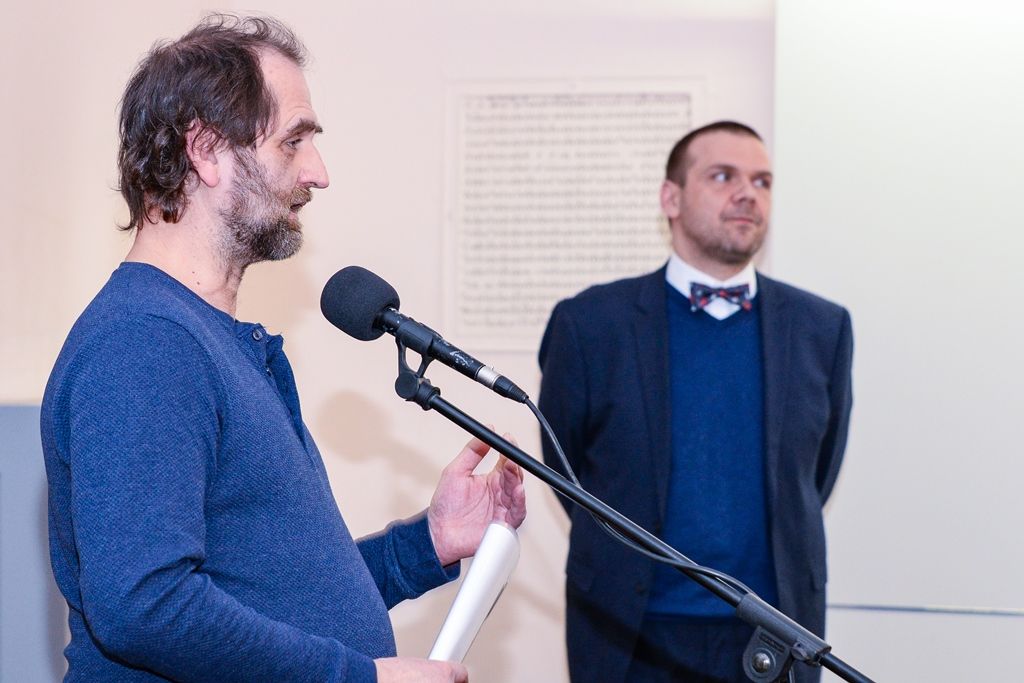 Výstava na radnici připomíná holocaust plzeňských Židů (foto: M. Pecuch, 8.3.2019)